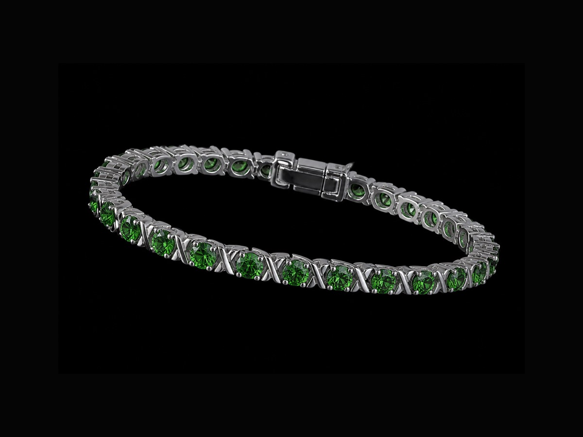 Tsavorite bracelet