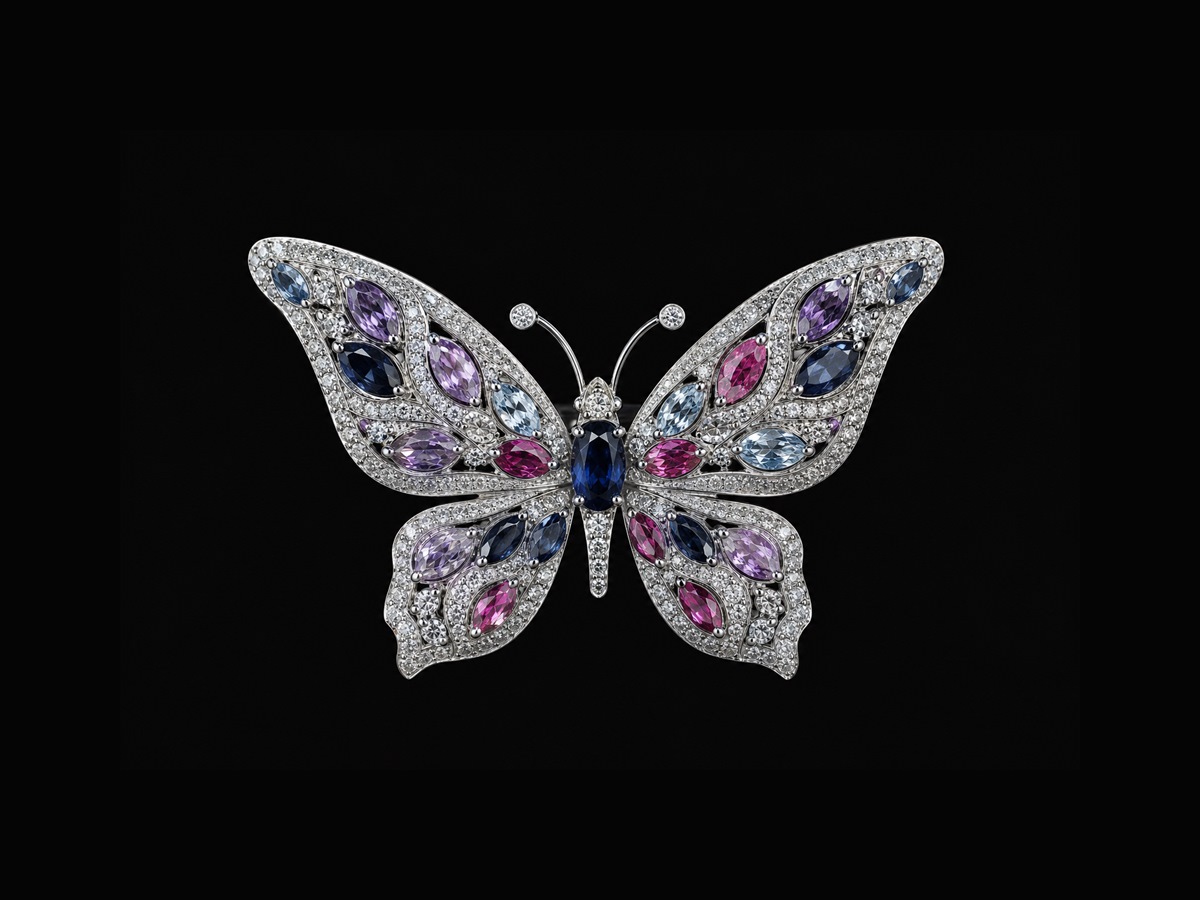 Broche papillon