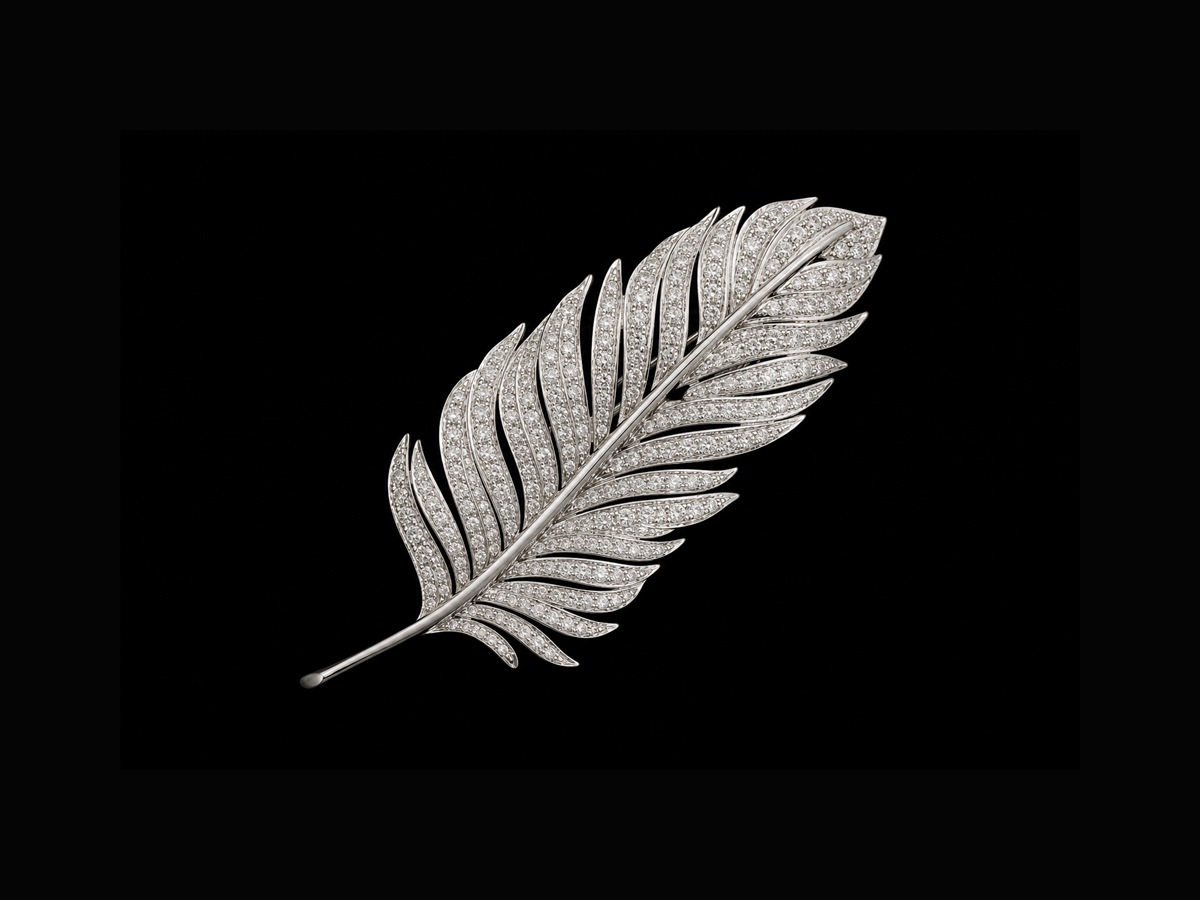 Broche plume