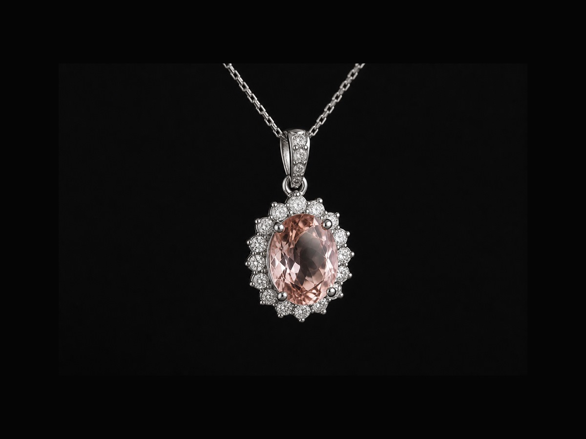 Collier morganite