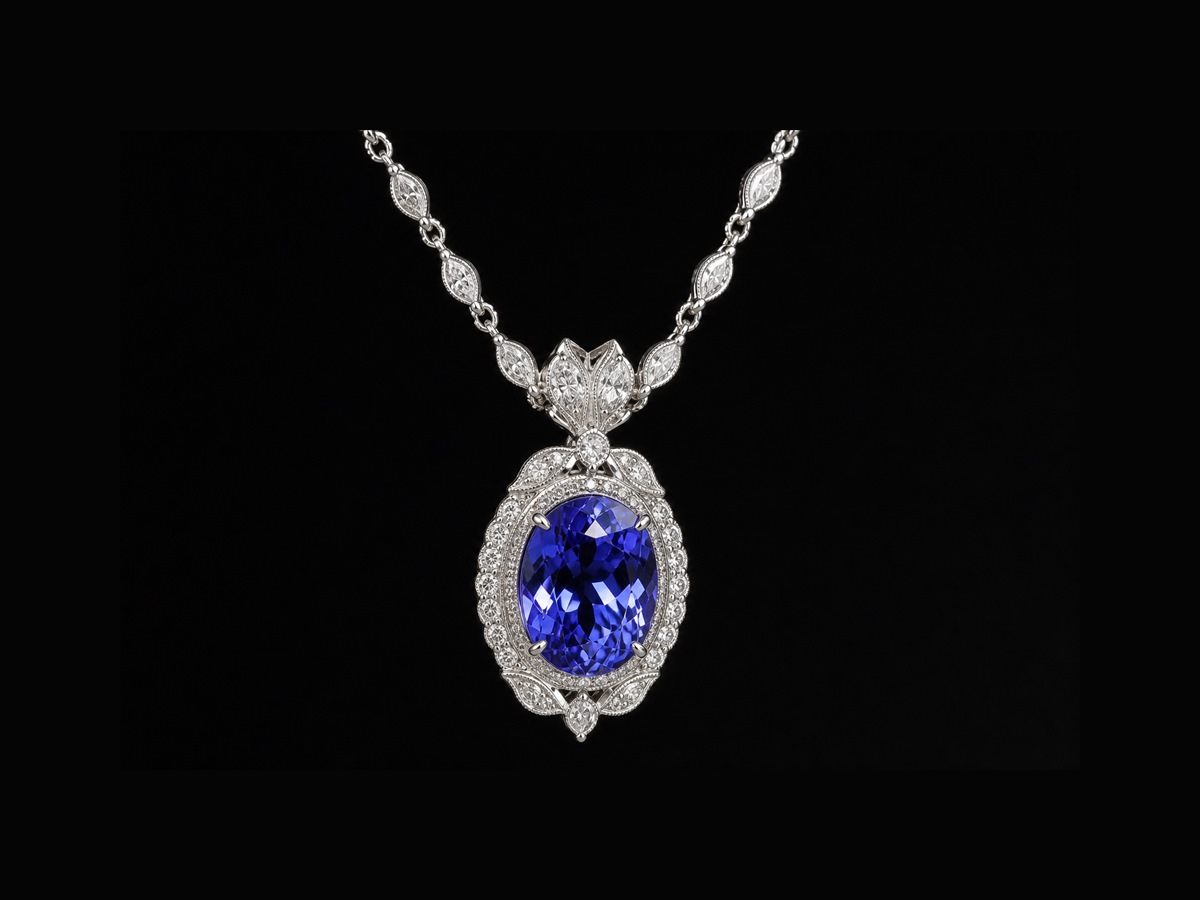 Collier tanzanite