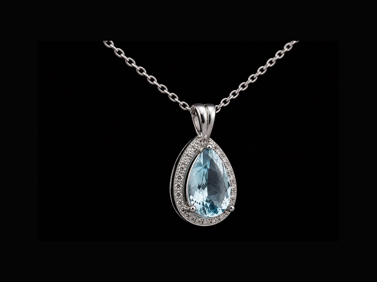 Collier topaze