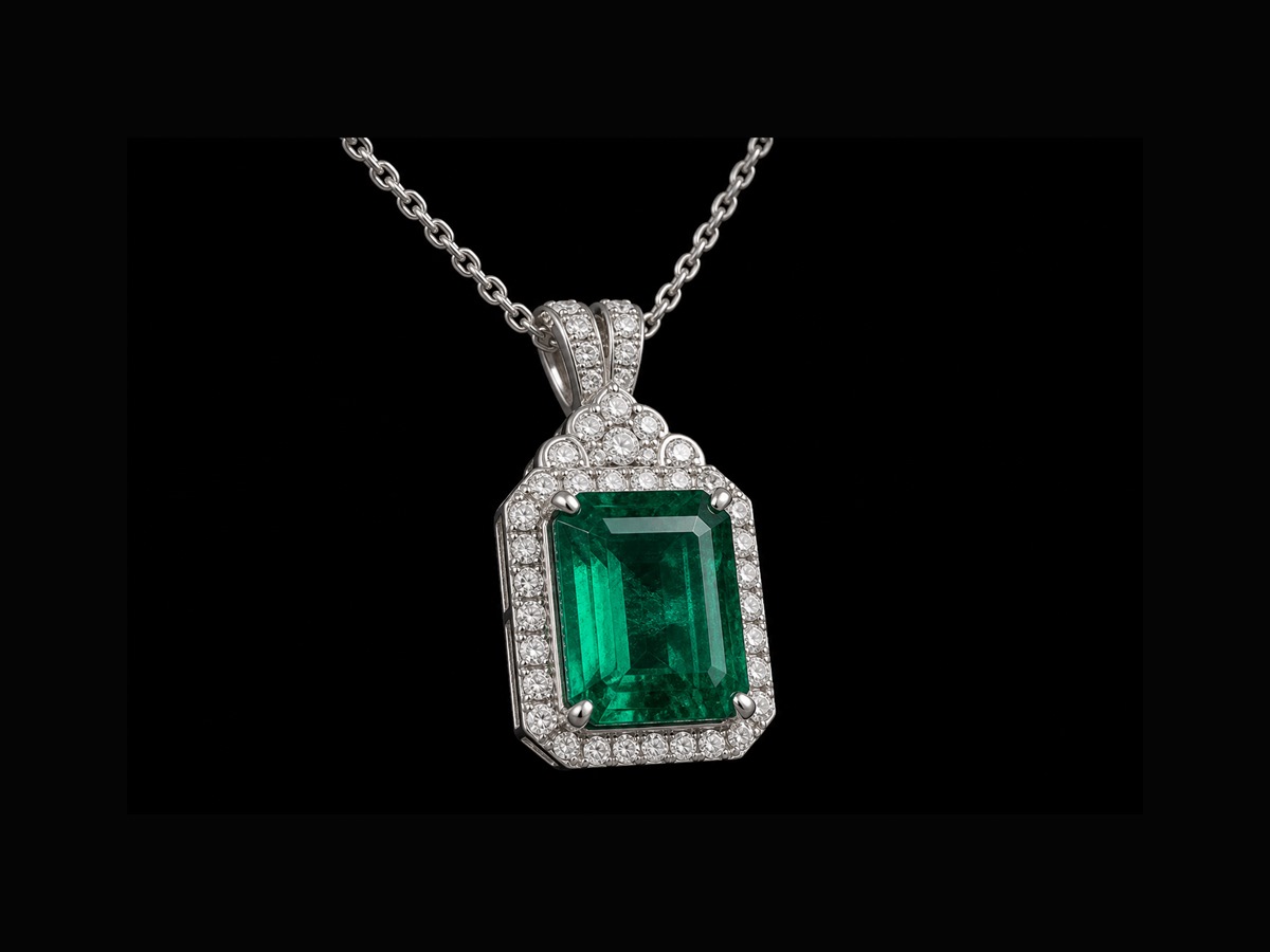 Emerald pendant
