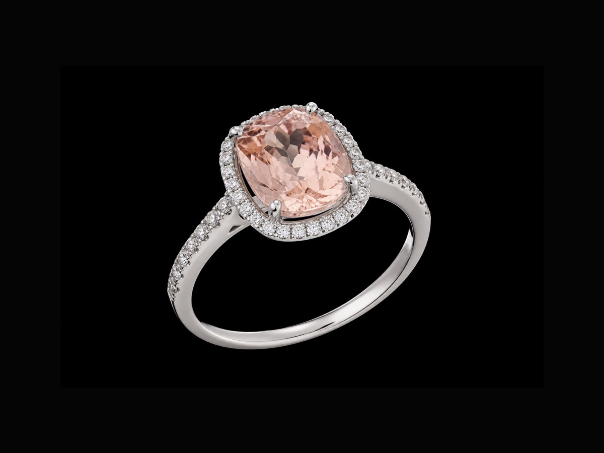 טבעת morganite