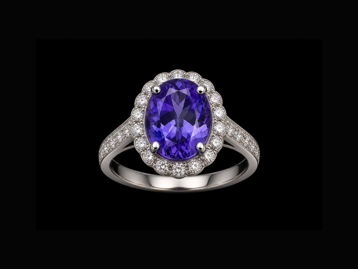 טבעת tanzanite